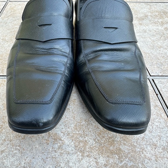 PRADA 
Leather Penny Loafer - Picture 4 of 14